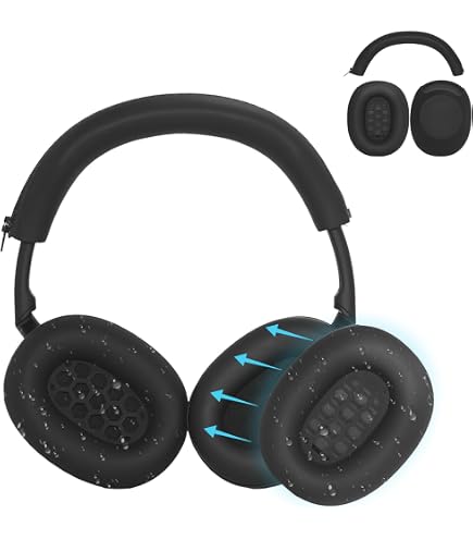Amazon | WH-1000XM6 交換用イヤーパッド、アップグレード冷却ジェル